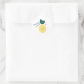 Aufpuppen Runder Aufkleber (Tasche)