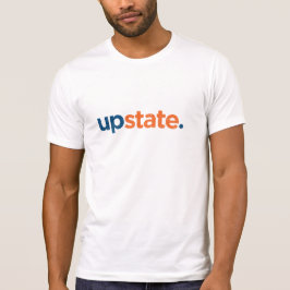 aufrecht. Vintage Cuse-Farben. T-Shirt