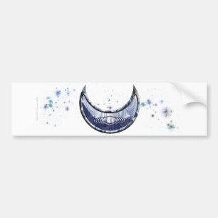 Aufrechter Cresent Autoaufkleber