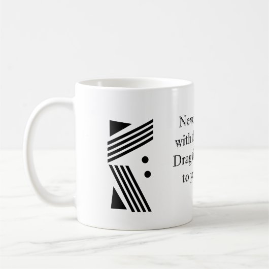 Aufrechterhalten mit der Joneses Geschenk-Tasse Kaffeetasse (Links)