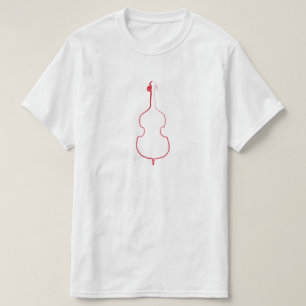 Aufrechtes Bass-Tinten-T-Shirt - Dunkelheit T-Shirt