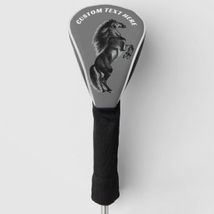 Aufrechtes Pferd Golf-Schlagholzabdeckung Personal Golf Headcover