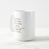 Aufregende Abenteuer Komplexe Funktion Mathematik Kaffeetasse (Vorderseite Links)