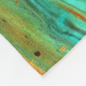 *~* Aufregende Abstrakte, einzigartige schwarze Or Fleecedecke (Ecke)