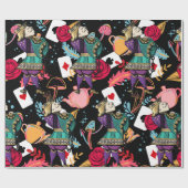 Aufregende Alice im Wunderland Party Pläne! Geschenkpapier (Flach)