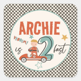 Aufregende Aufkleber für Rennwagen