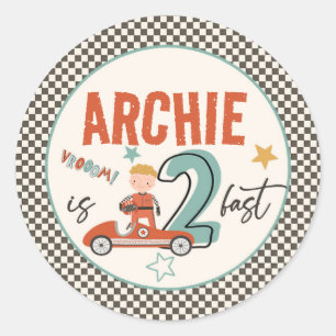 Aufregende Aufkleber für Rennwagen