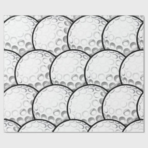 Aufregende Golfparty Geschenkpapier