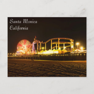 Aufregende Postkarte Santa Monica Beach