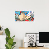Aufregender Vergnügungspark. Poster (Heimbüro)