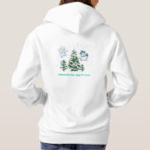 Aufregender Winter Hoodie (Rückseite)