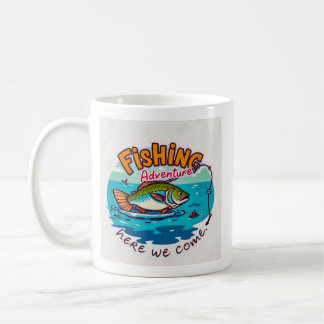 Aufregendes Angelabenteuer erwartet Sie Kaffeetasse