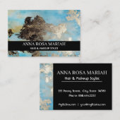 * Aufregendes blaues abstraktes Visitenkarte (Vorne/Hinten)