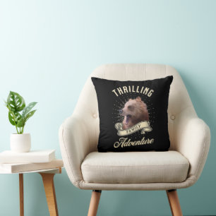 Aufregendes Familienabenteuer Bären-Wildnis Kissen