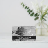 * Aufregendes graues abstraktes Visitenkarte (Stehend Vorderseite)