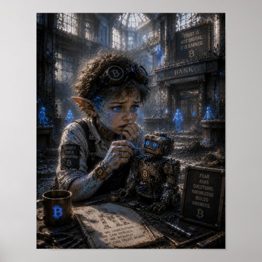 Aufregung / Robotiktechniker / Bank Poster (Vorne)