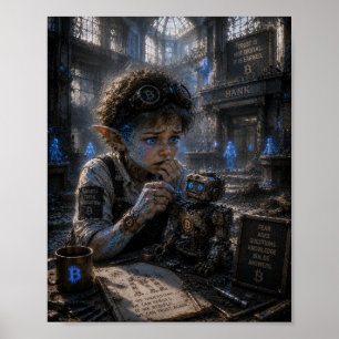 Aufregung / Robotiktechniker / Bank Poster