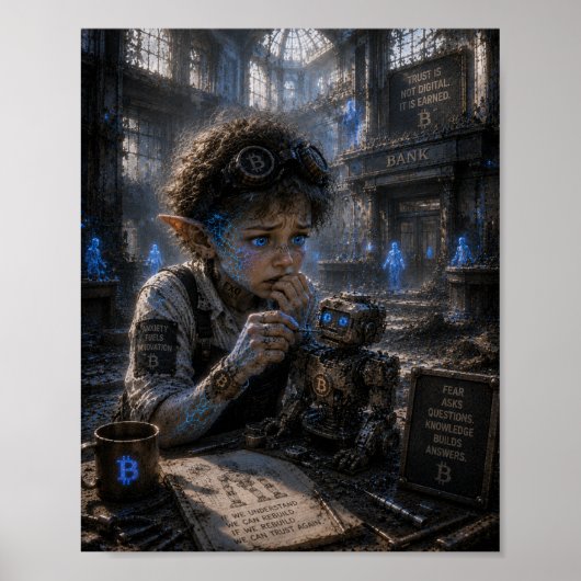 Aufregung / Robotiktechniker / Bank Poster (Vorne)