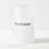 Aufreißen mattglas bierglas (Vorderseite Links)