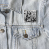 Aufrichten des Standards des jungen Heuchlers Button (Beispiel)