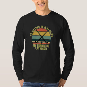 Aufrichtig lieber Enkelkinder beim Hockeyspielen z T-Shirt