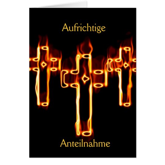 Aufrichtige Anteilnahme Karte