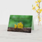 Aufrichtige Anteilnahme ! Mit gelber Blüte.... Karte (Gelbe Blume)