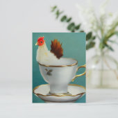 Aufrollen in einem Team Postkarte (Stehend Vorderseite)