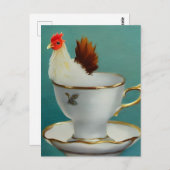 Aufrollen in einem Team Postkarte (Vorne/Hinten)