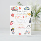 Aufruf aller Einheiten zum Geburtstag Einladung (Stehend Vorderseite)