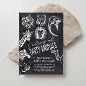 Aufruf aller Party Chalkboard Geburtstag Einladung