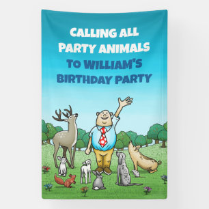 Aufruf aller Tiere zum Geburtstag Banner