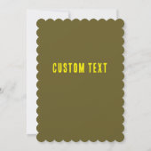 Aufruf an alle Party Tiere Niedlichen Affen Geburt Einladung (Rückseite)