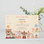 Aufruf an alle Pfleger Geburtstagsparty Einladung (Stehend Vorderseite)