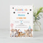 Aufruf an alle Pfleger Geburtstagsparty Einladung (Stehend Vorderseite)