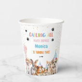 Aufruf an alle Pfleger Geburtstagsparty Pappbecher (Rückseite)