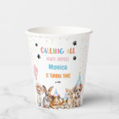 Aufruf an alle Pfleger Geburtstagsparty Pappbecher (Vorderseite)