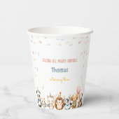 Aufruf an alle Pfleger Geburtstagsparty Pappbecher (Rückseite)