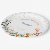 Aufruf an alle Pfleger Geburtstagsparty Pappteller (Schrägansicht)