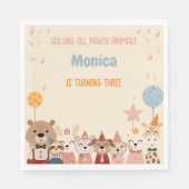 Aufruf an alle Pfleger Geburtstagsparty Serviette (Vorderseite)