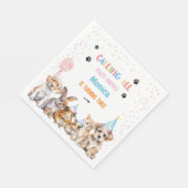 Aufruf an alle Pfleger Geburtstagsparty Serviette (Ecke)