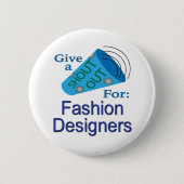Aufruf an Modedesigner Button (Vorderseite)
