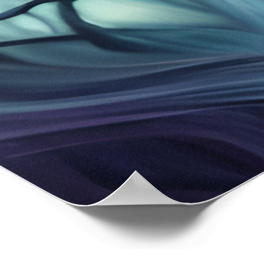 Aufruf der Forest AI Fantasy Digital Art Print Poster (Ecke)