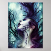 Aufruf der Forest AI Fantasy Digital Art Print Poster (Vorne)