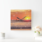 AUFRUF DER SONNENVERSICHERUNG QUADRATISCHE WANDUHR (Zuhause)