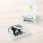 Aufruf der wilden.w glasuntersetzer (Schrägansicht)