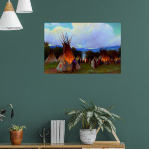 Aufruf des Rates zum Feuer und zum Twilight von Kr Poster