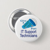 Aufruf für IT-Support-Techniker Button (Vorne & Hinten)