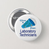 Aufruf für Laborfachleute Button (Vorne & Hinten)