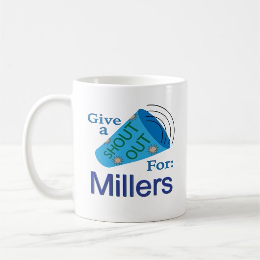 Aufruf für Millers Kaffeetasse (Links)